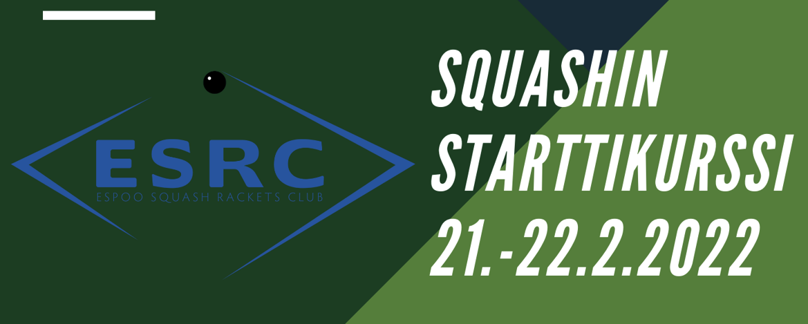 Read more about the article Squashin starttikurssi hiihtolomalla 21.-22.2.2022