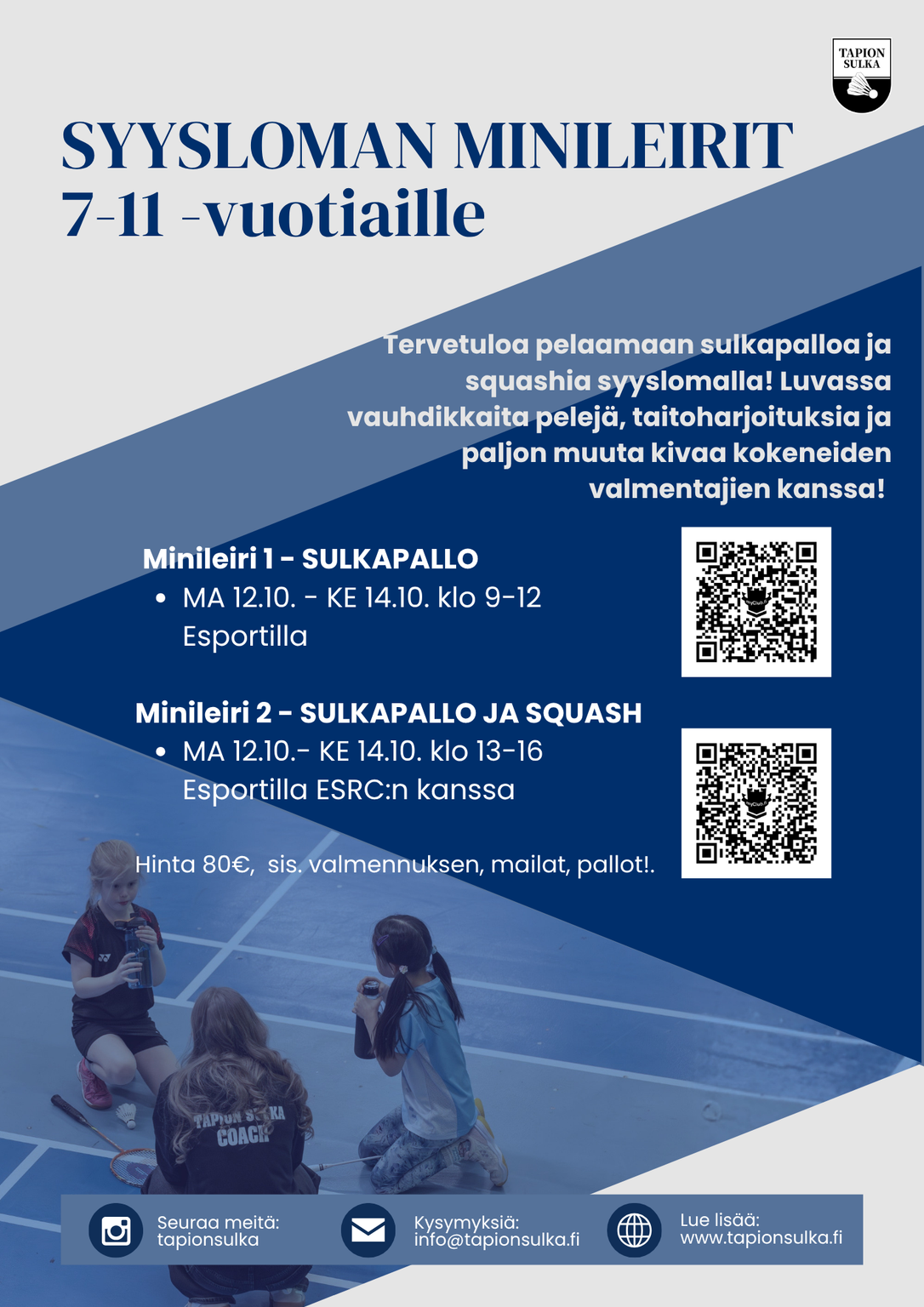 You are currently viewing Syysloman mailapelileiri 7-11 vuotiaille
